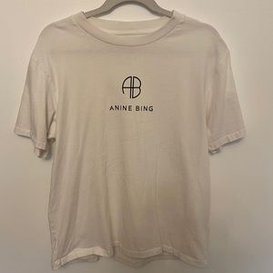 Anine Bing Hudson Tee Monogram, Small